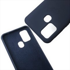 Hallo Liquid Silicone Back Case silikoninis dėklas, skirtas Samsung Galaxy A42 5G, mėlynas kaina ir informacija | Telefono dėklai | pigu.lt