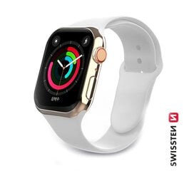 Swissten Silicone Band White kaina ir informacija | Išmaniųjų laikrodžių ir apyrankių priedai | pigu.lt