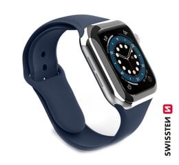 Swissten Silicone Band Blue kaina ir informacija | Išmaniųjų laikrodžių ir apyrankių priedai | pigu.lt