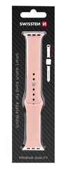 Swissten Silicone Band Pink kaina ir informacija | Išmaniųjų laikrodžių ir apyrankių priedai | pigu.lt