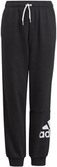 Спортивные брюки Adidas B Bl Ft C Pant Black GN4033/140 цена и информация | Спортивные штаны для мальчиков | pigu.lt