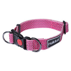 Ошейник Rukka STAR XS 15 мм/20-30 см, розовый цена и информация | Ошейники, подтяжки для собак | pigu.lt