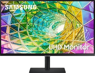 ЖК-монитор|SAMSUNG|S32A800NMU|32"|4K|панель VA|3840x2160|16:9|60Hz|5 ms|Swivel|Pivot|Height adjustable|Tilt|Цвет черный|LS32A800NMUXEN цена и информация | Samsung Мониторы, стойки для мониторов | pigu.lt