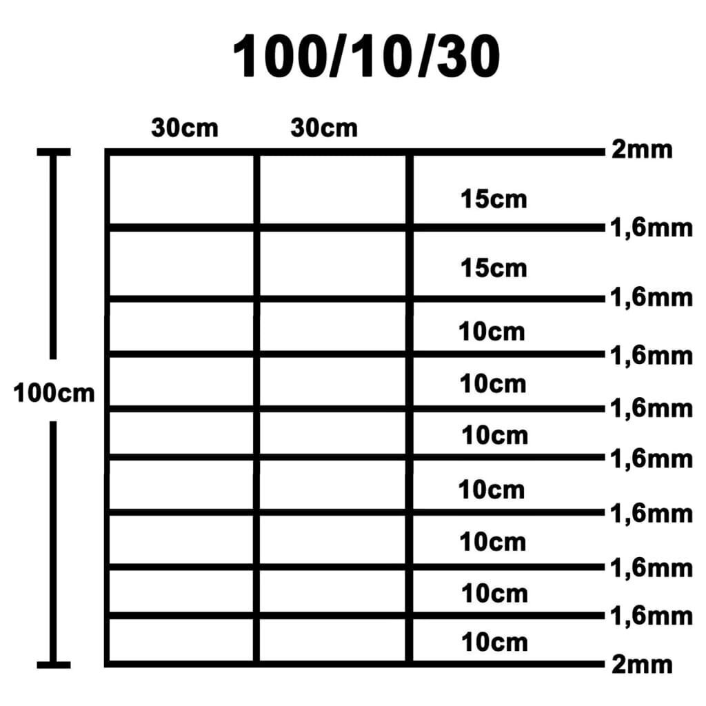 Sodo tvora, 50x1m, galvanizuotas plienas цена и информация | Tvoros ir jų priedai | pigu.lt