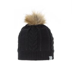 Huppa žieminė kepurė mergaitėms ZINA, juodos spalvos 907162611 kaina ir informacija | Kepurės, pirštinės, šalikai mergaitėms | pigu.lt