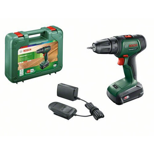 Akumuliatorinis atsuktuvas Bosch UniversalDrill18 1x1,5 цена и информация | Suktuvai, gręžtuvai | pigu.lt