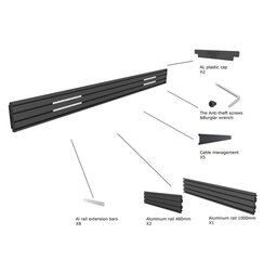 Multibrackets Pro Series kaina ir informacija | Televizorių laikikliai, tvirtinimai | pigu.lt