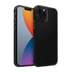 Laut Crystal-X, skirtas Apple iPhone 12 Mini, juodas kaina ir informacija | Telefono dėklai | pigu.lt