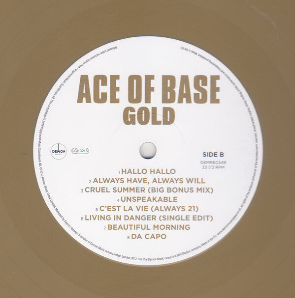 Vinilinė plokštelė Ace Of Base „Gold“ kaina ir informacija | Vinilinės plokštelės, CD, DVD | pigu.lt