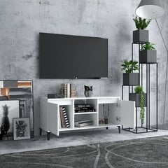 TV spintelė, 103,5x35x50 cm, balta цена и информация | Тумбы под телевизор | pigu.lt