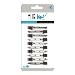 Щипцы для волос Eurostil DORADOS RECT. Бисер (2 uds) цена и информация | Аксессуары для волос | pigu.lt