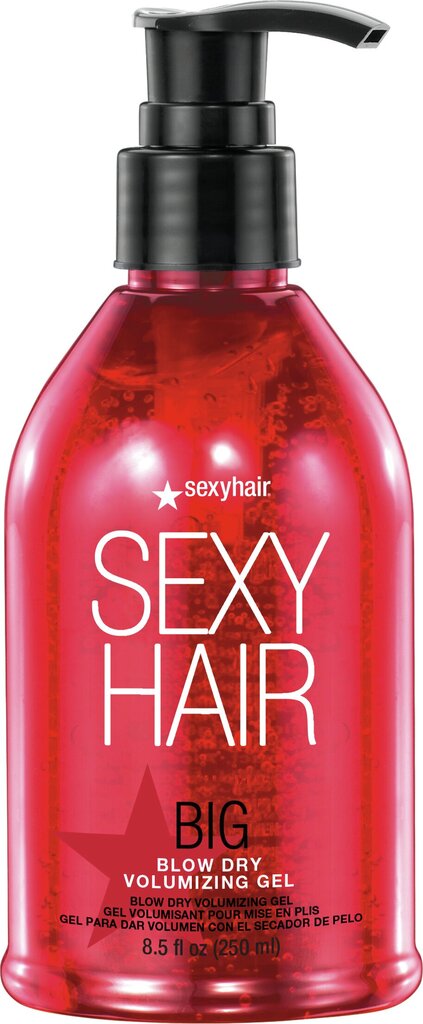 Apimties suteikiantis plaukų gelis su apsauga nuo drėgmės Sexy Hair 250 ml kaina ir informacija | Plaukų formavimo priemonės | pigu.lt