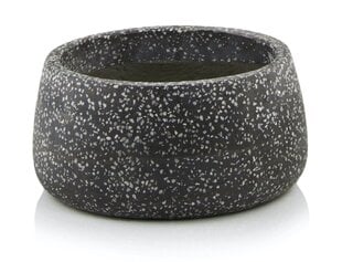 Керамический горшок 1.XI, круглый, темно-серый, 30 x 15(В) см цена и информация | Горшки | pigu.lt