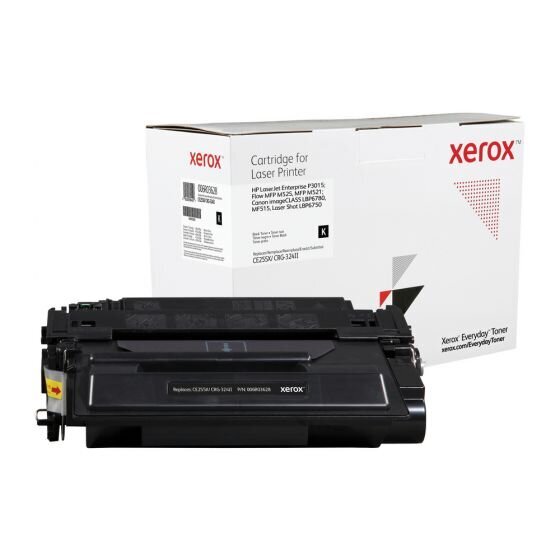 Xerox Everyday High Yield toner cartridge (alternative for: HP CE255X, Canon CRG-324 II), juoda цена и информация | Kasetės lazeriniams spausdintuvams | pigu.lt