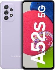 Samsung Galaxy A52s 5G, 128GB, Dual SIM, Purple цена и информация | Мобильные телефоны | pigu.lt