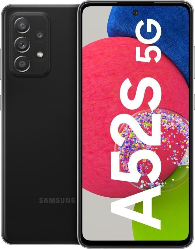 Samsung Galaxy A52s 5G Dual-Sim 6/128GB SM-A528BZKD Black цена и информация | Mobilieji telefonai | pigu.lt