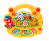Vaikiškas pianinas su garsais ir šviesomis, geltonas цена и информация | Žaislai kūdikiams | pigu.lt
