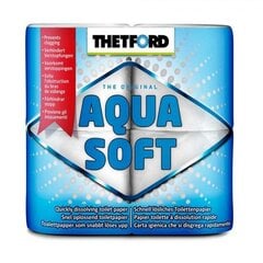 Tirpus tualetinis popierius Thetford Aqua Soft, 4 vnt. kaina ir informacija | Tualetinis popierius, popieriniai rankšluosčiai | pigu.lt