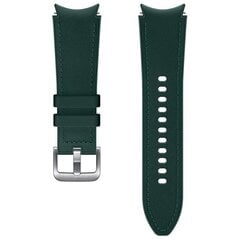 ET-SHR88SGE Samsung Galaxy Watch 4|4 Classic Leather Strap S|M Green цена и информация | Аксессуары для смарт-часов и браслетов | pigu.lt