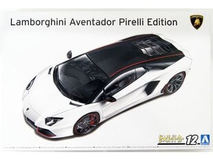 Konstruktorius Aoshima - Lamborghini Aventador Pirelli Edition, 1/24, 06121, 8 m.+ kaina ir informacija | Konstruktoriai ir kaladėlės | pigu.lt