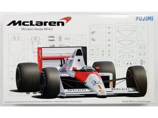 Konstruktorius Fujimi - McLaren Honda MP4/5 1989, 1/20, 09193 kaina ir informacija | Konstruktoriai ir kaladėlės | pigu.lt
