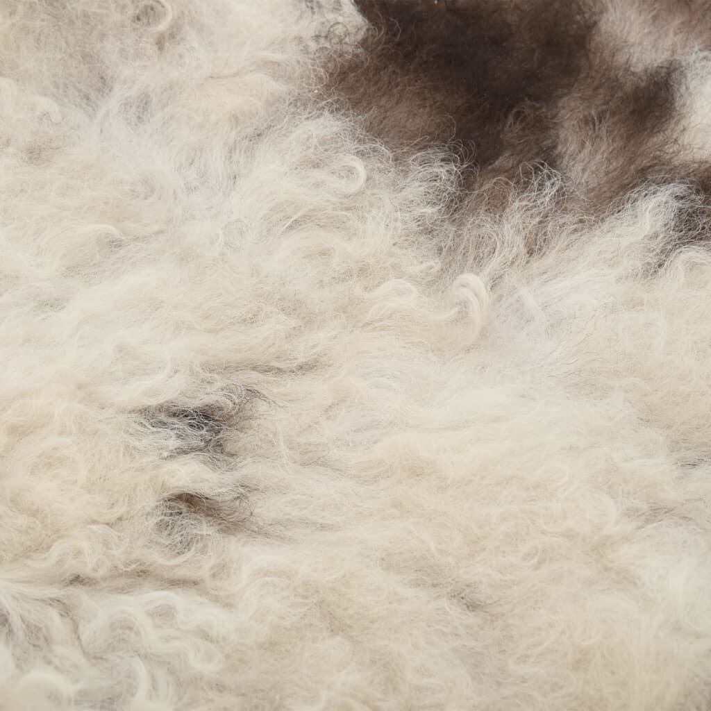 Avies kailio kilimėlis, 70x100cm, baltas/juodas kaina ir informacija | Kilimai | pigu.lt