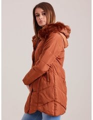 Куртка для женщин Louise, коричневая цена и информация | Женские куртки | pigu.lt