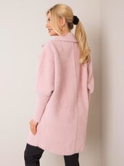 Пушистая шубка из альпаки пудрово-розового цвета цена и информация | Женские куртки | pigu.lt