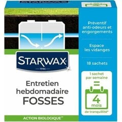 Septikų priežiūros priemonė Starwax 656, 450g - 4mėn. kaina ir informacija | Mikroorganizmai, bakterijos | pigu.lt