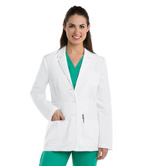 Moteriškas medicininis chalatas 445510 White kaina ir informacija | Medicininė apranga | pigu.lt
