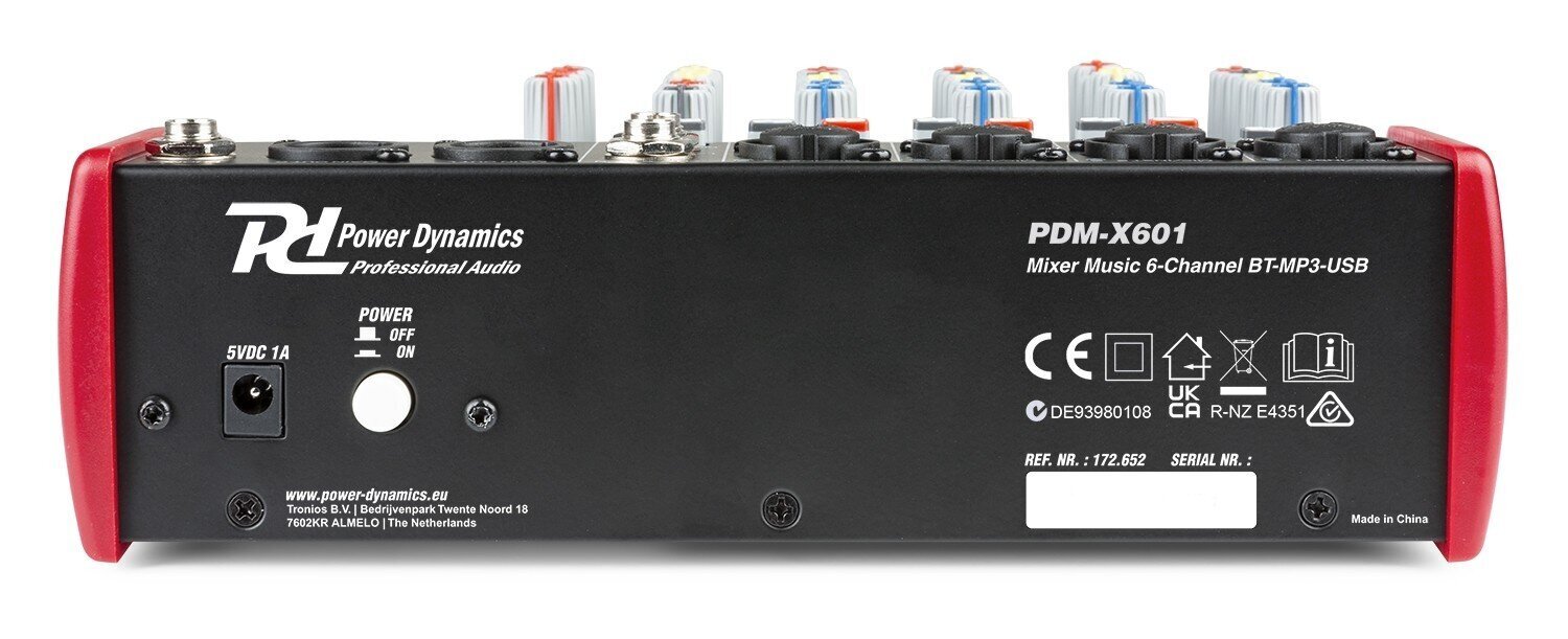 Power Dynamics PDM-X601 kaina ir informacija | DJ pultai | pigu.lt