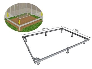 Фундамент (металлический), 4x8 м  цена и информация | Теплицы | pigu.lt