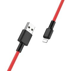 Кабель USB A - Lightning Hoco X29 1.0 м, провод для зарядки и передачи данных USB 2.0 - Lightning  for Apple iPhone, красный цена и информация | Кабели для телефонов | pigu.lt