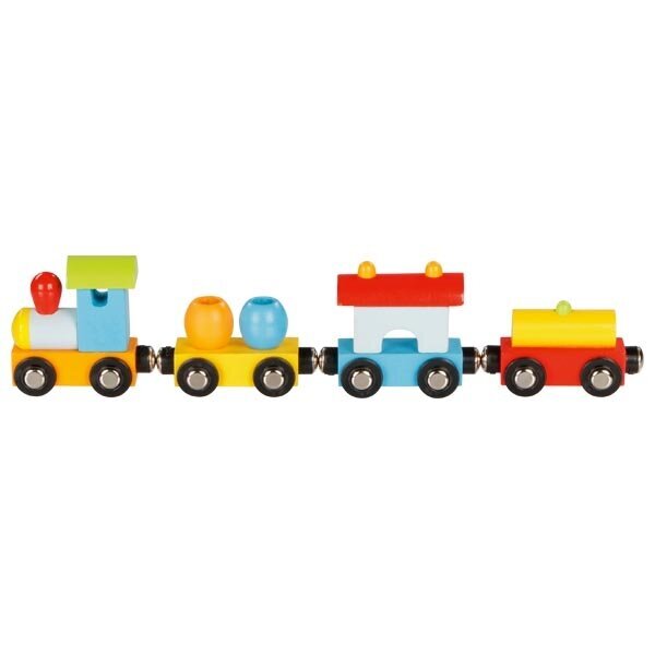 Goki medinis traukinukas su magnetais Mailand, 28 cm цена и информация | Žaislai berniukams | pigu.lt