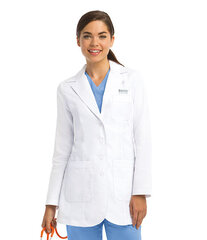 Moteriškas medicininis chalatas 4425 10 White kaina ir informacija | Medicininė apranga | pigu.lt