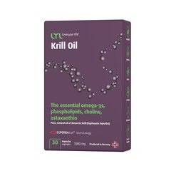 Maisto papildas LYL Krill Oil Omega3, 30 kapsulių kaina ir informacija | Vitaminai, maisto papildai, preparatai gerai savijautai | pigu.lt