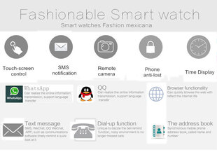 Išmanusis laikrodis A1 „Passometer WristWatch“ kaina ir informacija | Išmanieji laikrodžiai (smartwatch) | pigu.lt