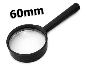 Klasikinis didinamasis stiklas 60 mm / VRK380 kaina ir informacija | Kanceliarinės prekės | pigu.lt
