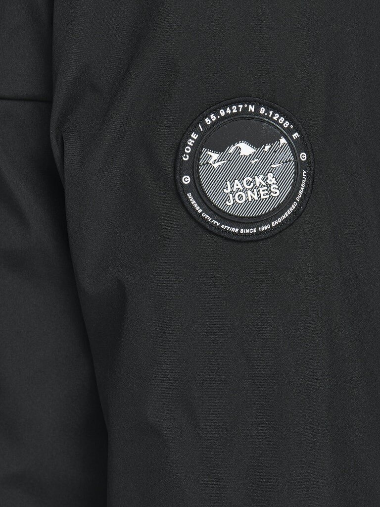 Striukė vyrams Jack&Jones 5715108838725, juoda kaina ir informacija | Vyriškos striukės | pigu.lt