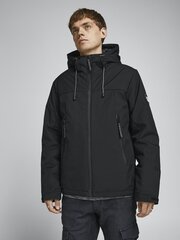 Мужская куртка JACK & JONES 12193472*01, черная 5715108838725, 120 г цена и информация | Мужские куртки | pigu.lt