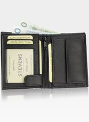 Vyriška odinė piniginė Stevens metaline grandine kaina ir informacija | Vyriškos piniginės, kortelių dėklai | pigu.lt