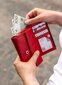 Odinė piniginė moterims Stevens su RFID Z02 / RB, raudona kaina ir informacija | Piniginės, kortelių dėklai moterims | pigu.lt