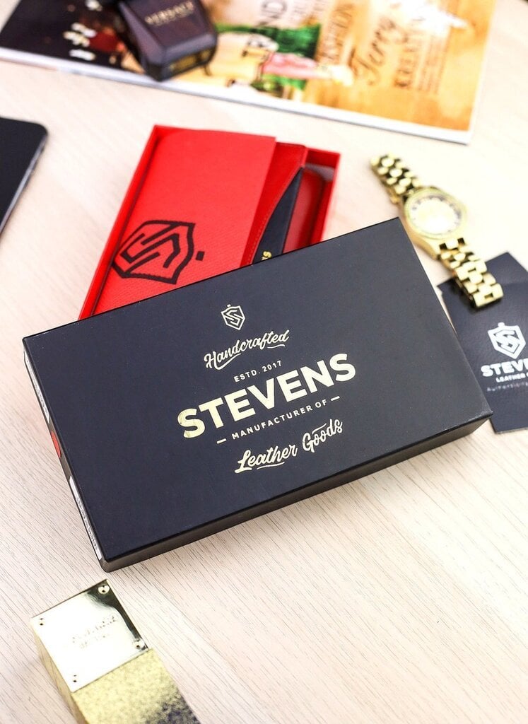Odinė piniginė moterims Stevens Z02 / BR-210 su RFID apsauga, raudona цена и информация | Piniginės, kortelių dėklai moterims | pigu.lt