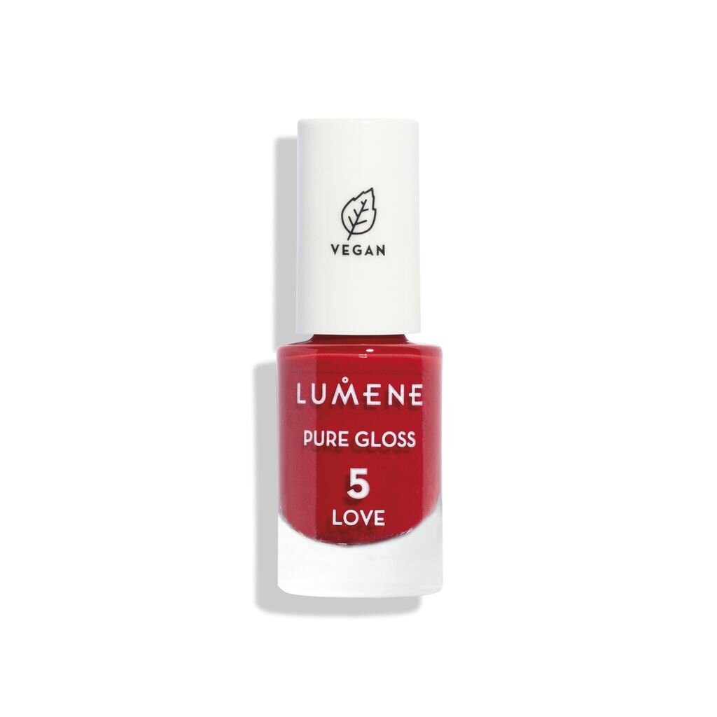 Nagų lakas Lumene Pure Gloss, Nr. 5 Love, 5 ml kaina ir informacija | Nagų lakai, stiprintojai | pigu.lt