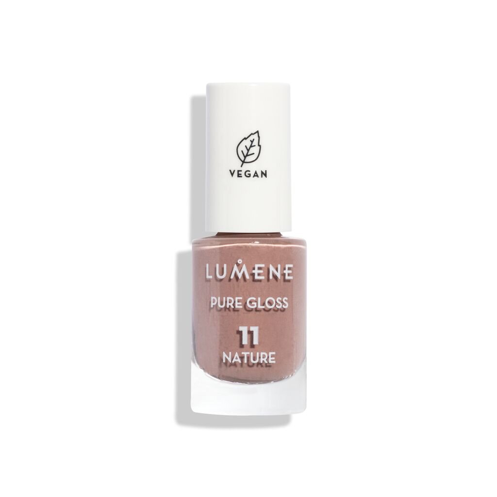 Лак для ногтей Lumene Pure Gloss 5 мл, 11 Nature/ Luonto цена | pigu.lt