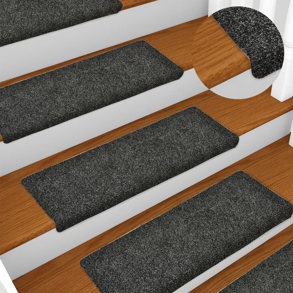 Laiptų kilimėliai 65x25 cm, 10 vnt цена и информация | Kilimai | pigu.lt
