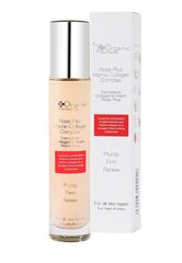 Veido gelis The Organic Pharmacy Rose Plus Marine Collagen Complex, 35 ml kaina ir informacija | Veido aliejai, serumai | pigu.lt