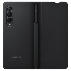 Samsung EF-FF92PCBEGEE Flip Cover with Pen for Samsung Galaxy Fold 3, Black цена и информация | Чехлы для телефонов | pigu.lt