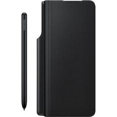 Samsung EF-FF92PCBEGEE Flip Cover with Pen for Samsung Galaxy Fold 3, Black цена и информация | Чехлы для телефонов | pigu.lt