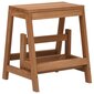 Sulankstoma taburetė-laiptelis, ruda kaina ir informacija | Virtuvės ir valgomojo kėdės | pigu.lt